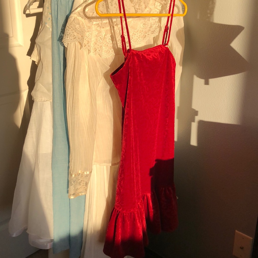 Red dress